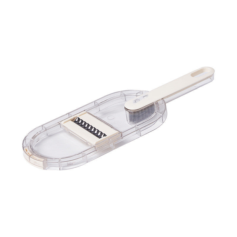 2023 New Multifunction Vegetable Cutter With Basket And Brush Portable Slicer Chopper Kitchen Tools