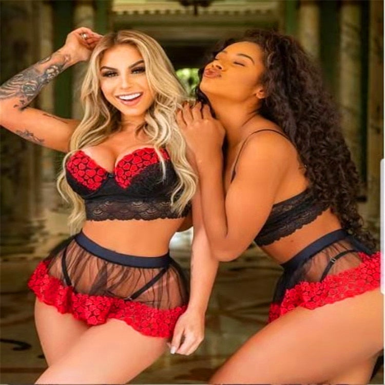 Women's sexy pajamas two-piece underwear