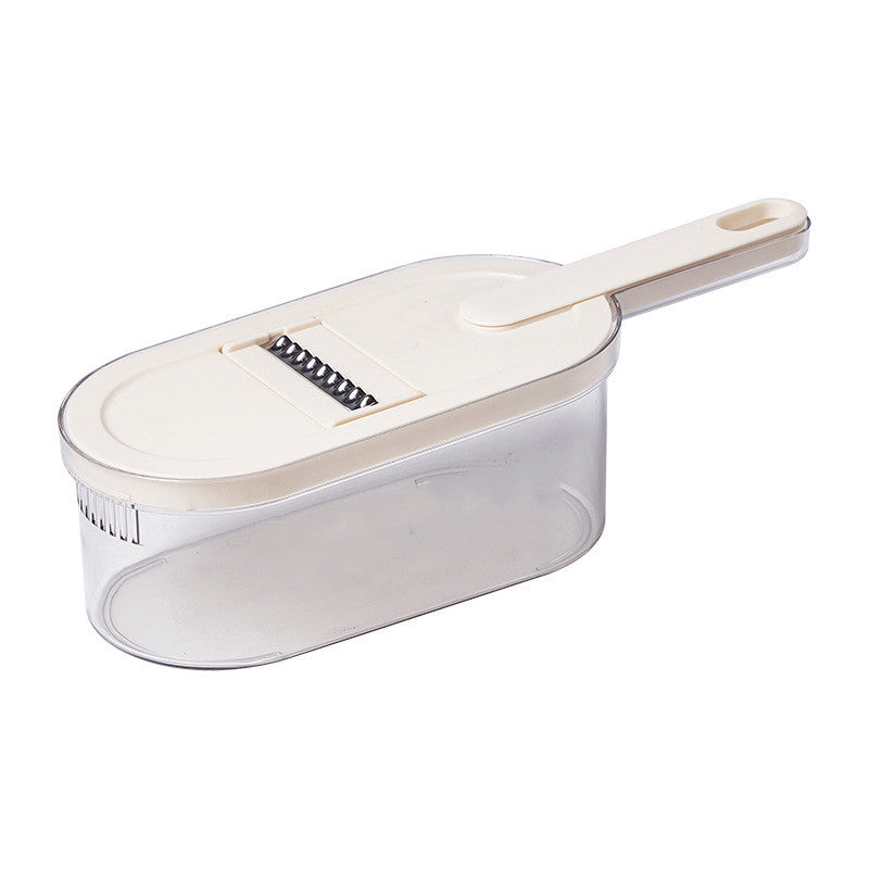 2023 New Multifunction Vegetable Cutter With Basket And Brush Portable Slicer Chopper Kitchen Tools