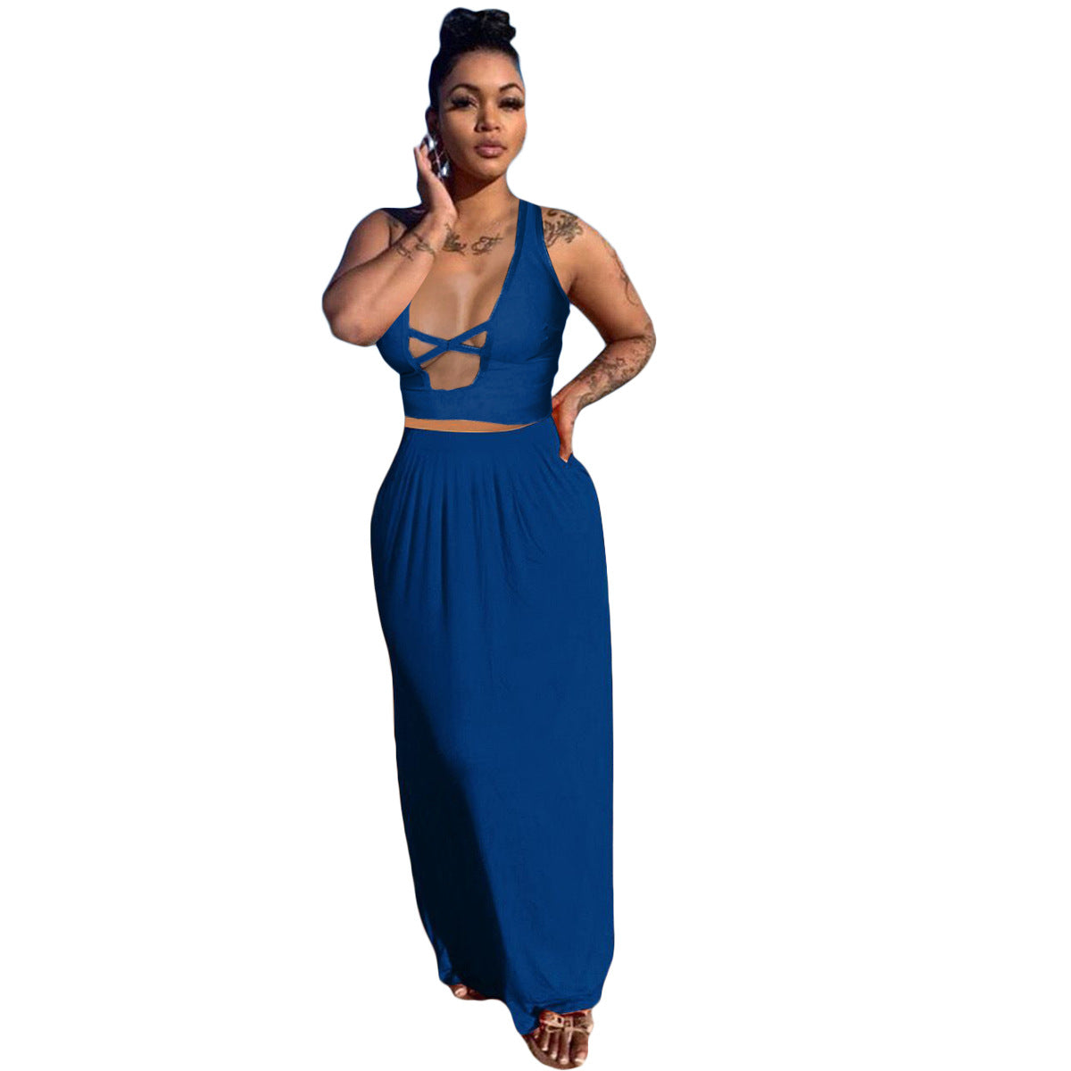 Beautiful Women's Loose Sexy Two-piece Suit