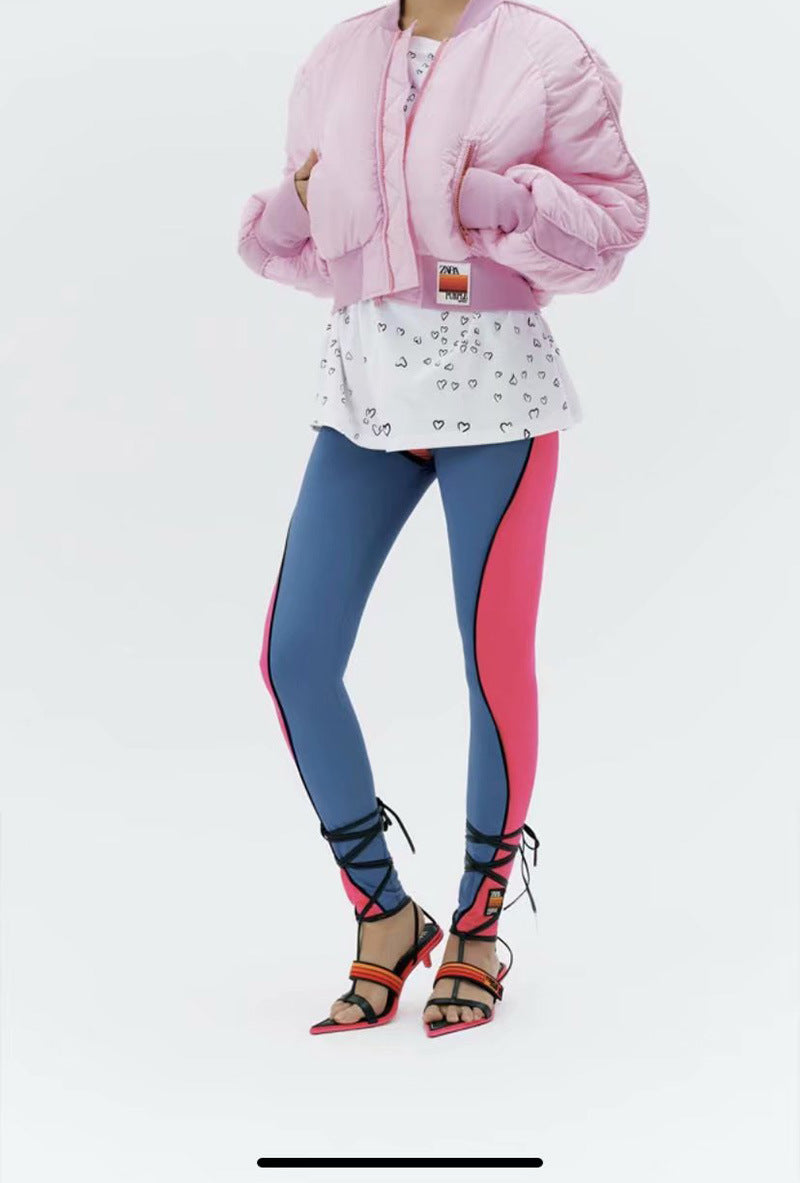 European And American Style Cotton Coat Short Bread Jacket Women's Bomber Jacket