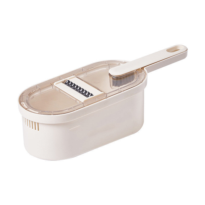 2023 New Multifunction Vegetable Cutter With Basket And Brush Portable Slicer Chopper Kitchen Tools