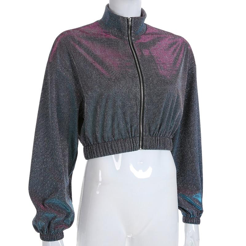 SHINNY DISCO QUEEN CROPPED JACKET